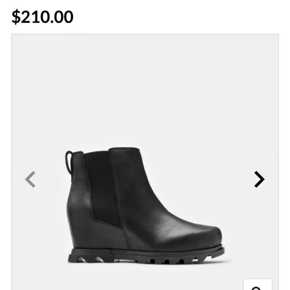 Sorel Black Joan of Arc Leather Boots